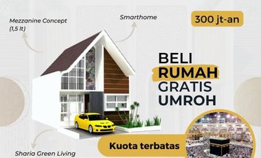 Rumah Dijual Syariah Tanpa Riba Cicil Developer Mezanine Daerah Wisata Dramaga Bogor Utara IPB Murah Jual BU Siap Bangun