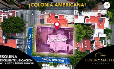 Terreno en venta colonia americana