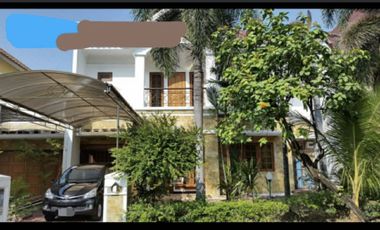 Rumah mewah asri di villa bukit regency pakuwon indah SBY barat