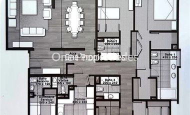 Dpto venta Antonio Rabat 3D4B Estar Vitacura One Propiedades