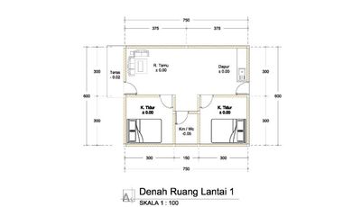 RUMAH 2 LANTAI SIAP HUNI TERMURAH DEKAT KANTOR BUPATI AKSES MUDAH 700 JUTA