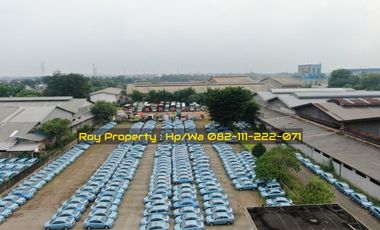 Disewakan Gudang dan Tanah 7800 m2 di Raya Narogong Bekasi