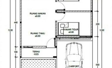 Rumah Cantik SIAP BANGUN lokasi dekat SAMSAT Wates bsa KPR