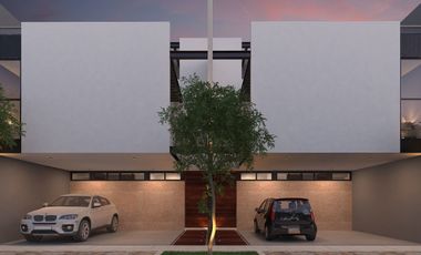 Townhouse Premium de 3 Habitaciones en pre venta en Ya ax Beh Conkal Merida