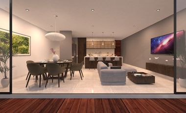 Townhouse Premium de 3 Habitaciones en pre venta en Ya ax Beh Conkal Merida