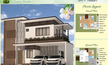 FOR SALE -SELLING 2 STOREY SINGLE HOUSE with 4 BEDROOM in Bamboo Bay Residences Liloan Cebu