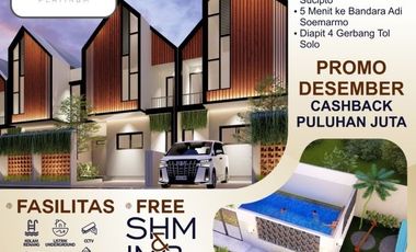 Perumahan Elit Fasilitas Kolam Renang di Colomadu