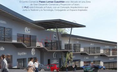 Renta Local Comercial en Plaza en planta baja 183 m2 Cuautitlán Izcalli para Gimnacio Restaurante Banco Escuela Consultorios Oficinas