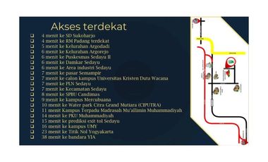 200JT DAPAT RUMAH DI SEDAYU BANTUL !!! BOOKING SEKARANG JUGA !!!