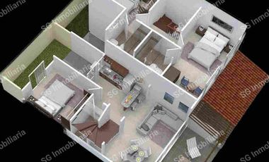 CASA 3 RECAMARAS 3 BAÑOS EN PRIVADA FRENTE ALBERCA con roff garde
