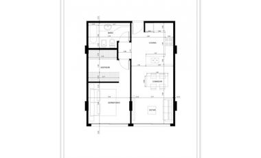 En venta departamento de 2 ambientes con cochera. Zona Chauvin.