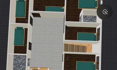 2004. Dijual Rumah 2 Lantai Tengah Kota Alun Alun Kauman Bojonegoro