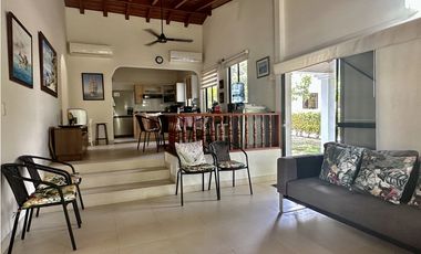 Venta de cabaña en conjunto frente de la playa, Don Jaca, Santa Marta