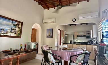 Venta de cabaña en conjunto frente de la playa, Don Jaca, Santa Marta