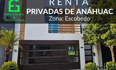 Casa en Renta  Privadas de Anáhuac  Zona Escobedo