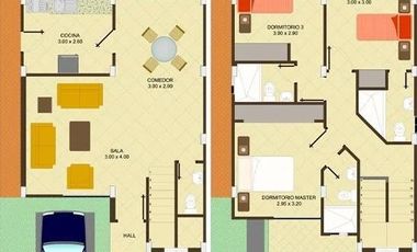Casa en Venta en La Perla 3 Cuartos