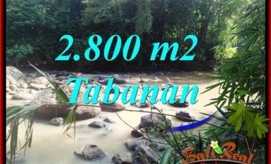 View Kebun dan Sungai 2,800 m2 di Tabanan Selemadeg