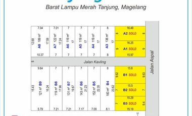 Barat Lampu Merah Tanjung, Jual Pekarangan Magelang