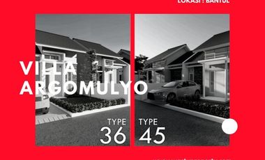VILLA ARGOMULYO HARGA MULAI DI 300JTAN !!! BOOKING SEGERA !!!