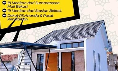 Rumah baru murah kokoh Deket ke Summarecon mal Bekasi
