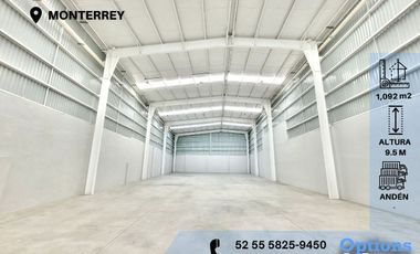 Industrial warehouse located in Monterrey for rent