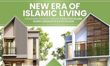 Jual Murah Rumah Syariah 2 Lantai Strategis Hunian Muslim Di Kota Bogor Dekat Tol Jakarta-Bogor SHM