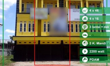 Ruko dijual di Sungai Raya, Kubu Raya, Kalimantan Barat