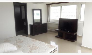 Departamento amueblado en el piso 10 de torre San Sebastián con vista al mar