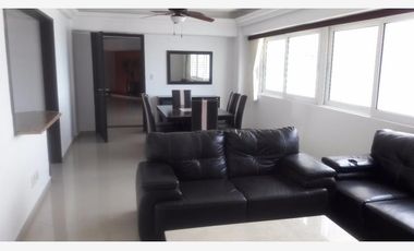 Departamento amueblado en el piso 10 de torre San Sebastián con vista al mar