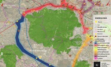 Terreno 2.5 has sobre andador Industrial de Tlajomulco