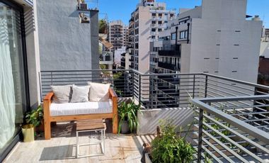 departamento De Categoria En Belgrano R  2 ambientes con balcon terraza