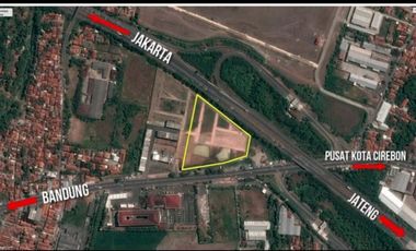 Lahan premium strategisdkt pintu tol plumbon,Cirebon