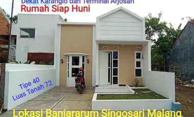 Rumah Mewah Ready Stok di Banjararum Singosari Malang