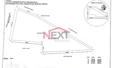 TERRENO EN VENTA EN GENERAL CEPEDA, EJIDO LA CASITA