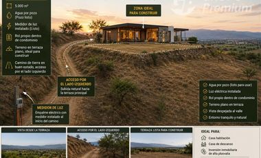 Parcela en venta en María Pinto 5000m2 agua de pozo+ luz