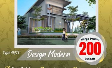 Rumah Murah Desain Modern di Skay Hill Karangploso
