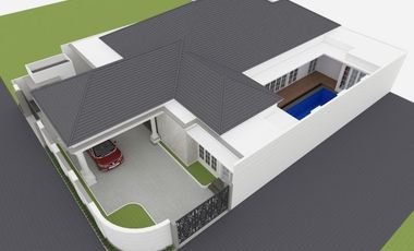 di jual rumah mewah full interior dan isi di jalan cemarah kipas komplek pemda pekanbaru