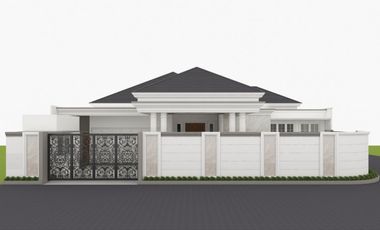 di jual rumah mewah full interior dan isi di jalan cemarah kipas komplek pemda pekanbaru