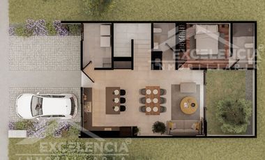 PREVENTA DE CASA EN FRACC. PRIVADO CIRANTANA RESIDENCIAL(CYCA) PRECIO DESDE $3,5