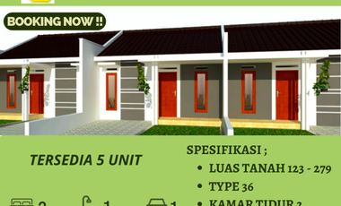 Rumah minimalis hanya 250jt lokasi nanggulan kulonprogo