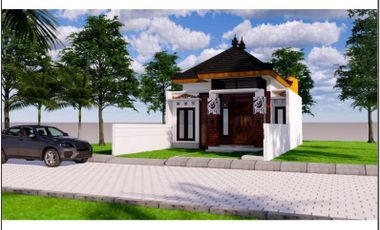 Harga Termurah, Rumah Baru Konsep Classic Dekat Jl Utama Candi Prambanan