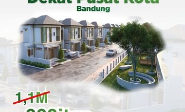 Rumah konsep Villa mewah cantik sejuk asri di Cimuncang Padasuka