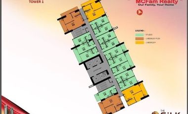 1 Bedroom w Balcony Condo for Sale in THE SILK RESIDENCES Sta Mesa Manila