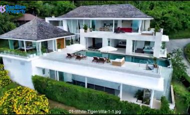 Spectacular Samui Sea View Villa on 1 Rai Land