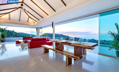Spectacular Samui Sea View Villa on 1 Rai Land