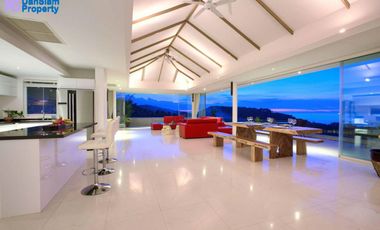 Spectacular Samui Sea View Villa on 1 Rai Land