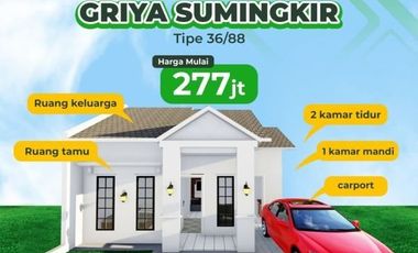Jual rumah lokasi strategis di cilacap jawa tengah skema syariah