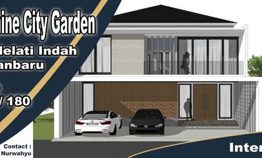 RUMAH DI JASMINE CITY GARDEN DEKAT SPBU SRIKANDI KOTA PEKANBARU
