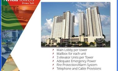 1 Bedroom RFO Avida Towers Prime Taft Near DLSU, Makati