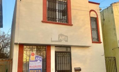Casa sola en renta en Arboledas del Mezquital, Apodaca, Nuevo León